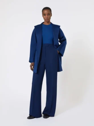 Trui van kasjmiergaren, china blue