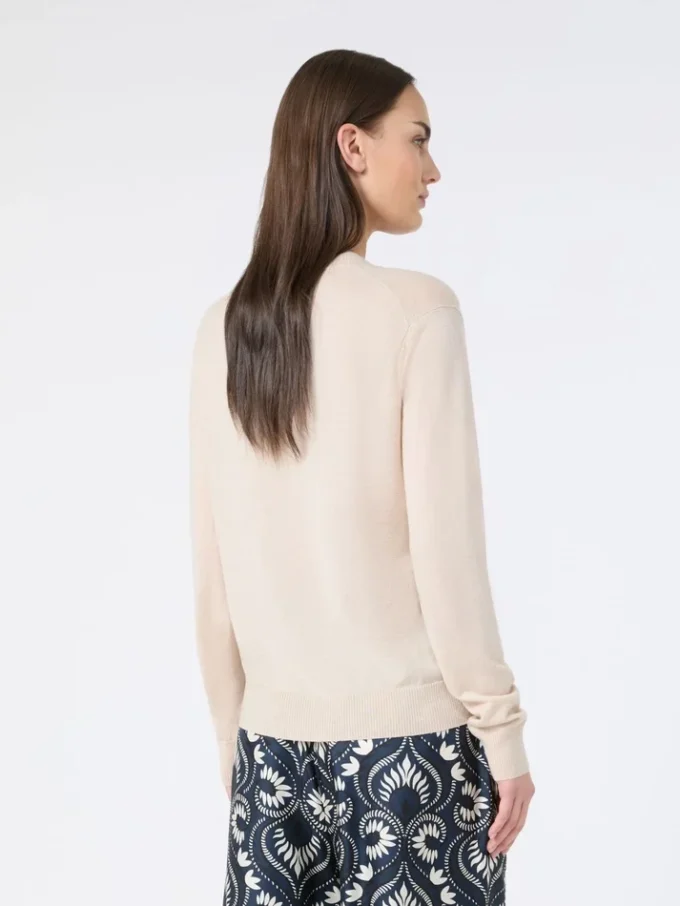 Trui van wol en kasjmier, beige Trui van wol en kasjmier, beige
