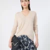 Trui van wol en kasjmier, beige Trui van wol en kasjmier, beige
