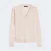 Trui van wol en kasjmier, beige Trui van wol en kasjmier, beige