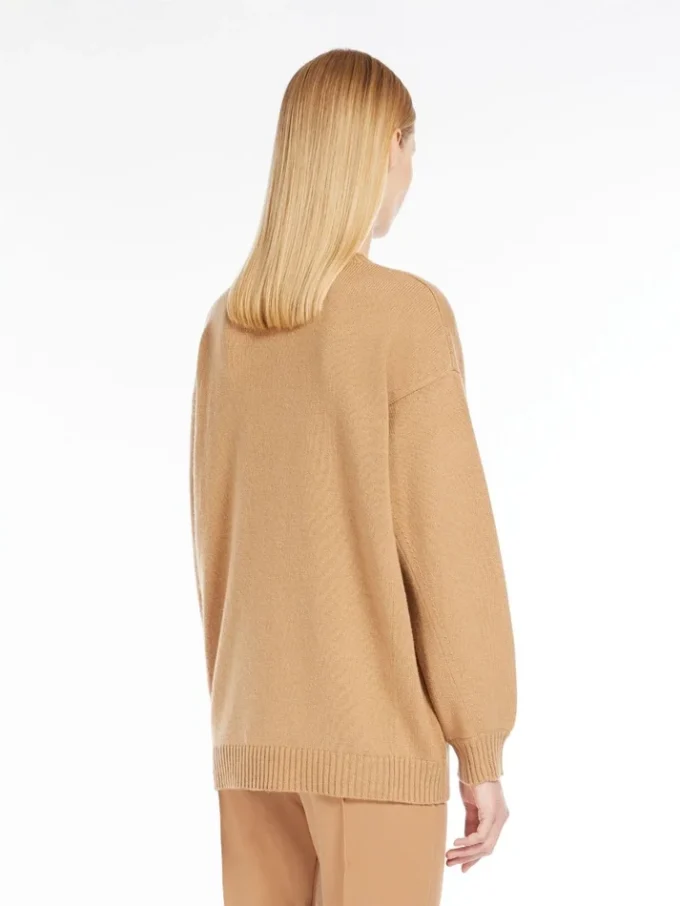 Trui van wol en kasjmier, camel Trui van wol en kasjmier, camel