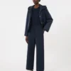 Tweezijdige jersey broek, marineblauw Tweezijdige jersey broek, marineblauw