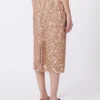 Tule- en paillettenrok, nude Tule- en paillettenrok, nude