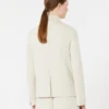 Tweeborsig jasje van scuba-jersey, beige Tweeborsig jasje van scuba-jersey, beige