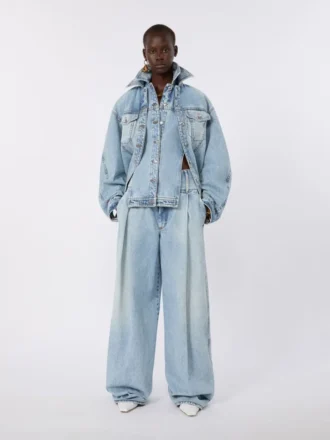 Tweedelig denimjack, middernachtblauw