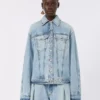 Tweedelig denimjack, middernachtblauw Tweedelig denimjack, middernachtblauw