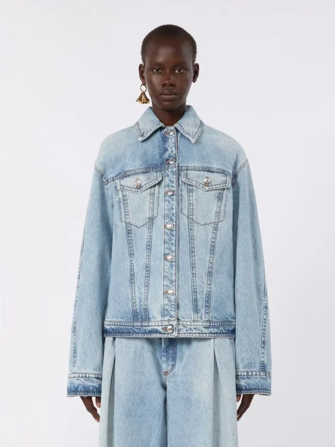 Tweedelig denimjack, middernachtblauw Tweedelig denimjack, middernachtblauw
