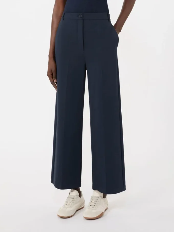 Tweezijdige jersey broek, marineblauw Tweezijdige jersey broek, marineblauw