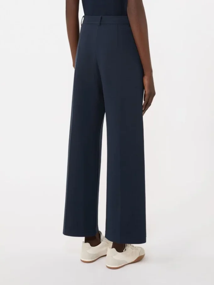 Tweezijdige jersey broek, marineblauw Tweezijdige jersey broek, marineblauw