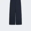 Tweezijdige jersey broek, marineblauw Tweezijdige jersey broek, marineblauw