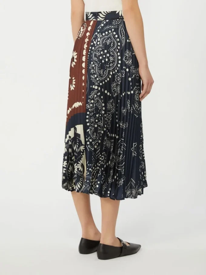 Twill rok met print, tabak