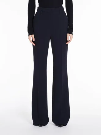 Uitlopende cady-broek, marineblauw