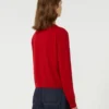Vest van wol en kasjmier, rood Vest van wol en kasjmier, rood