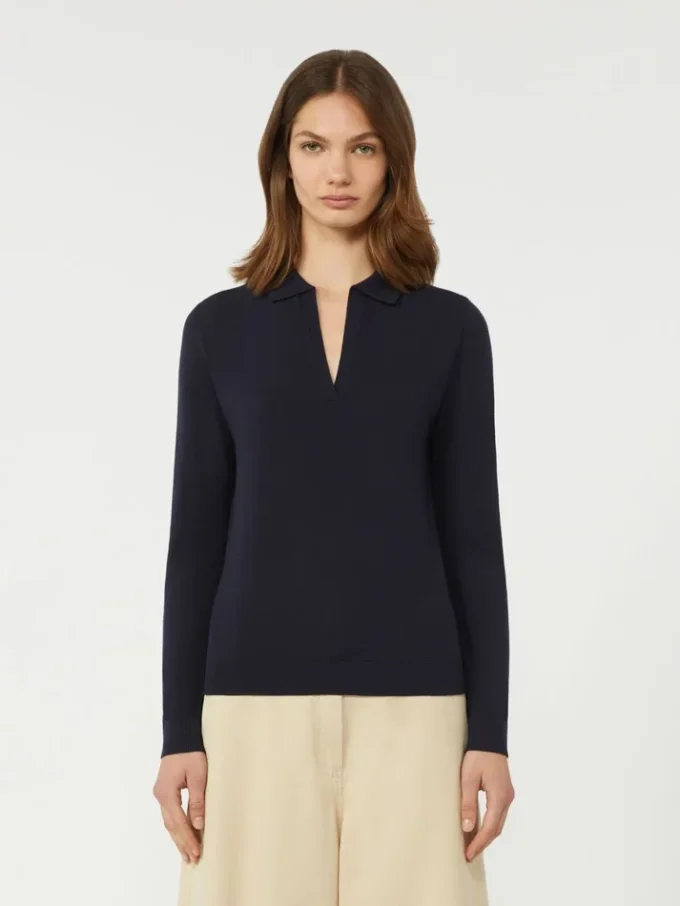 Viscose coltrui, marineblauw Viscose coltrui, marineblauw