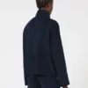 Viscose crêpe vest, ultramarijn Viscose crêpe vest, ultramarijn