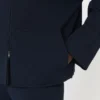 Viscose crêpe vest, ultramarijn Viscose crêpe vest, ultramarijn