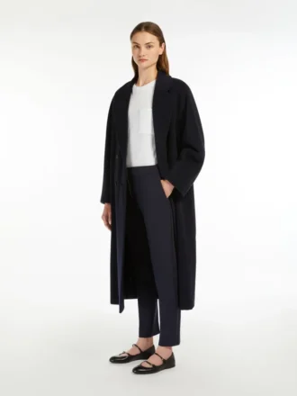Viscose jersey broek, ultramarijn