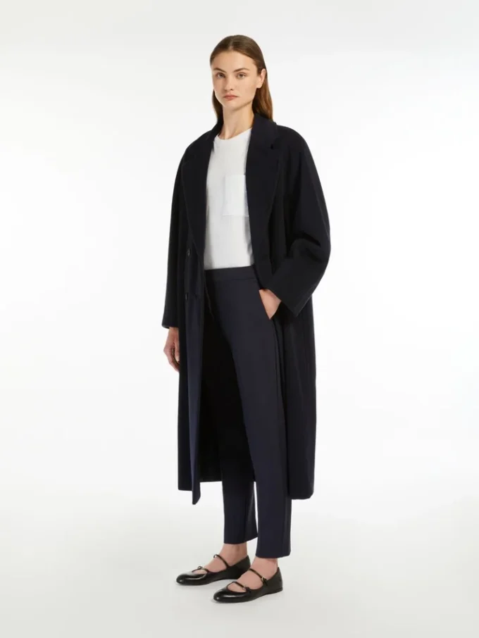Viscose jersey broek, ultramarijn Viscose jersey broek, ultramarijn