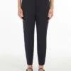Viscose jersey broek, ultramarijn Viscose jersey broek, ultramarijn