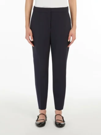 Viscose jersey broek, ultramarijn