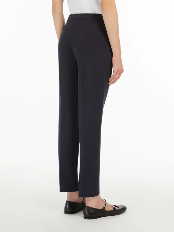 Viscose jersey broek, ultramarijn Viscose jersey broek, ultramarijn