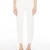 Viscose jersey broek, wit Viscose jersey broek, wit