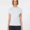 Viscose trui met ribbreisel, lichtblauw Viscose trui met ribbreisel, lichtblauw