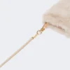Wanten van alpaca en teddywol, beige Wanten van alpaca en teddywol, beige