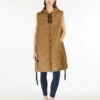 Waterafstotend canvas vest, karamel