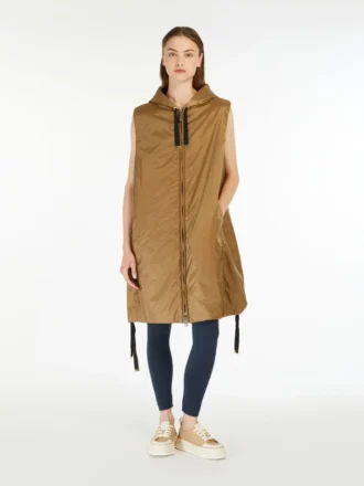 Waterafstotend canvas vest, karamel