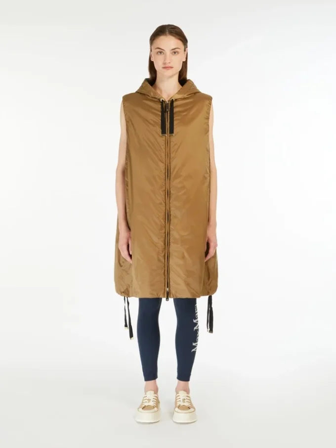 Waterafstotend canvas vest, karamel