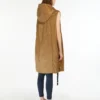Waterafstotend canvas vest, karamel