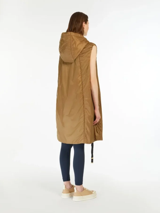 Waterafstotend canvas vest, karamel