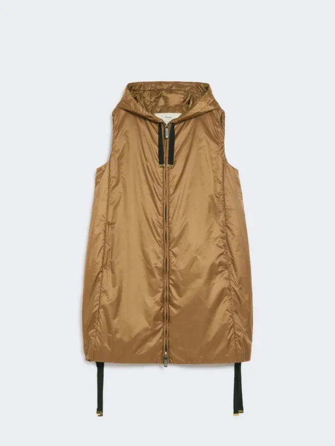 Waterafstotend canvas vest, karamel