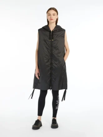 Waterafstotend canvas vest, zwart