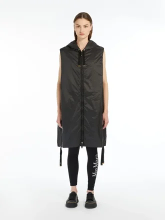 Waterafstotend canvas vest, zwart