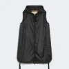 Waterafstotend canvas vest, zwart