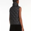 Waterafstotend nylon canvas vest, zwart