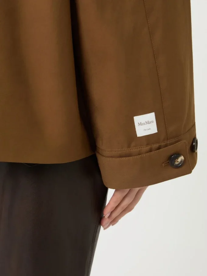 Waterafstotend twill jasje, tabak