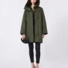 Waterafstotende canvas parka, kaki Waterafstotende canvas parka, kaki