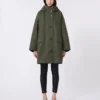 Waterafstotende canvas parka, kaki Waterafstotende canvas parka, kaki