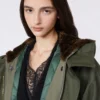 Waterafstotende canvas parka, kaki Waterafstotende canvas parka, kaki