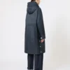 Waterafstotende, gewatteerde parka van canvas, middernachtblauw Waterafstotende, gewatteerde parka van canvas, middernachtblauw