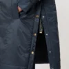Waterafstotende, gewatteerde parka van canvas, middernachtblauw Waterafstotende, gewatteerde parka van canvas, middernachtblauw