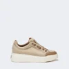 Waterafstotende kasjmier sneakers, beige Waterafstotende kasjmier sneakers, beige