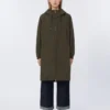 Waterafstotende parka van tafzijde, groen Waterafstotende parka van tafzijde, groen