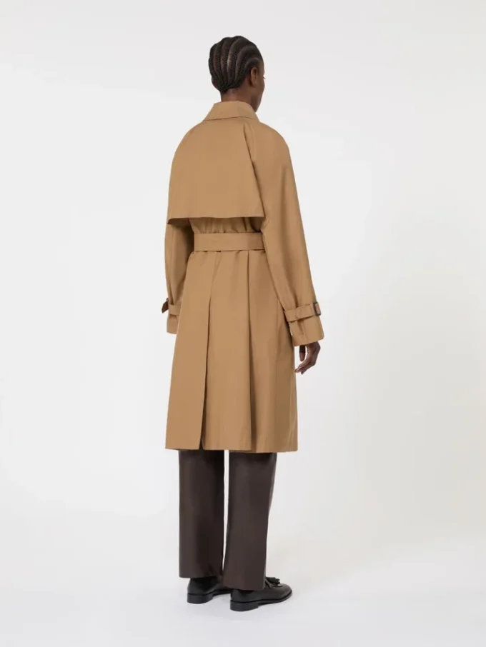 Waterafstotende trenchcoat van katoenmix, bruin Waterafstotende trenchcoat van katoenmix, bruin