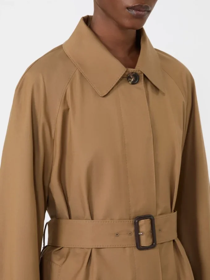 Waterafstotende trenchcoat van katoenmix, bruin Waterafstotende trenchcoat van katoenmix, bruin
