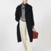 Waterafstotende trenchcoat van wollen gabardine, ultramarijnblauw Waterafstotende trenchcoat van wollen gabardine, ultramarijnblauw