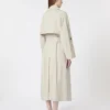 Wijd waterafstotend trenchcoat van twill, naturel Wijd waterafstotend trenchcoat van twill, naturel